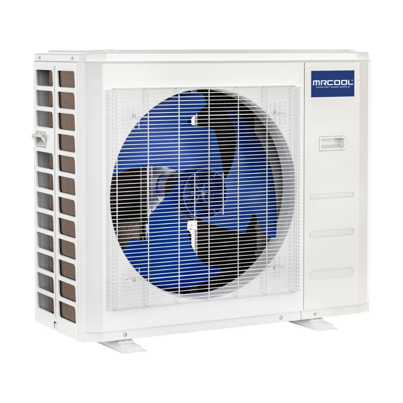 MRCOOL® 36k BTU Hyper Heat Central Ducted - Complete System - condenser front angled right view