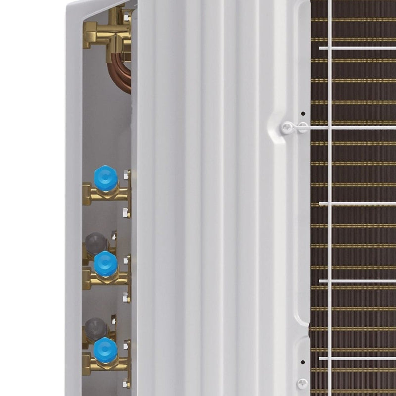 MRCOOL DIY 36k BTU 4th Gen 4-Zone Mini Split Heat Pump w/ 9k+9k+12k+12k Air Handlers - Condenser - Close Up Back Panel