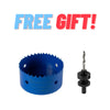 Gift with every purchase of MRCOOL DIY 48K BTU 3-Zone Mini Split Heat Pump w/ 9k+9k+36k Air Handlers - Hole Saw