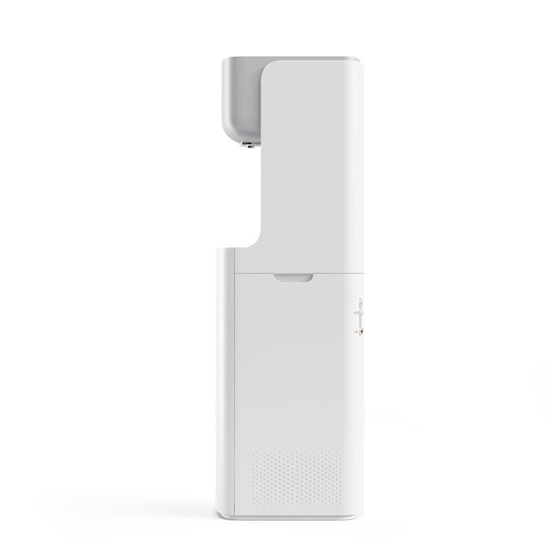 MRCOOL Thermo-Controlled 4-Stage UF Filter Water Dispenser - White, 110V, 18"x54"x15" - side view