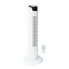 Load image into Gallery viewer, SPT SF-1536W: Tower Fan with Remote and Timer in White - Left Front w/ Remote
