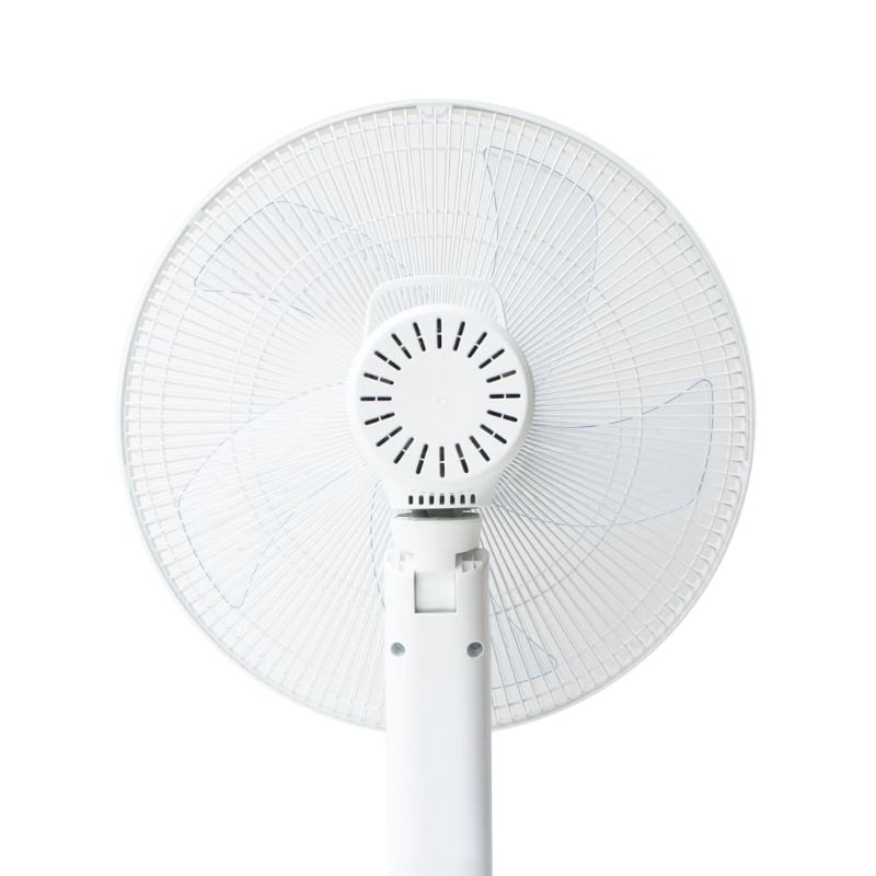 SPT SF-16D48BK: 16″ DC-Motor Energy Saving Stand Fan with Remote and Timer – Piano White - Back View