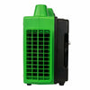 XPOWER X-2480A Professional 3-Stage HEPA Mini Air Scrubber in green side vent view