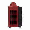 XPOWER X-2480A Professional 3-Stage HEPA Mini Air Scrubber in red side vent view