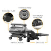 XPOWER A-16 Professional Car Dryer Blower with Mobile Dock w/ Caster Wheels various features