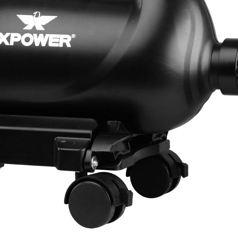 XPOWER A-16 Professional Car Dryer Blower with Mobile Dock w/ Caster Wheels lockable casters