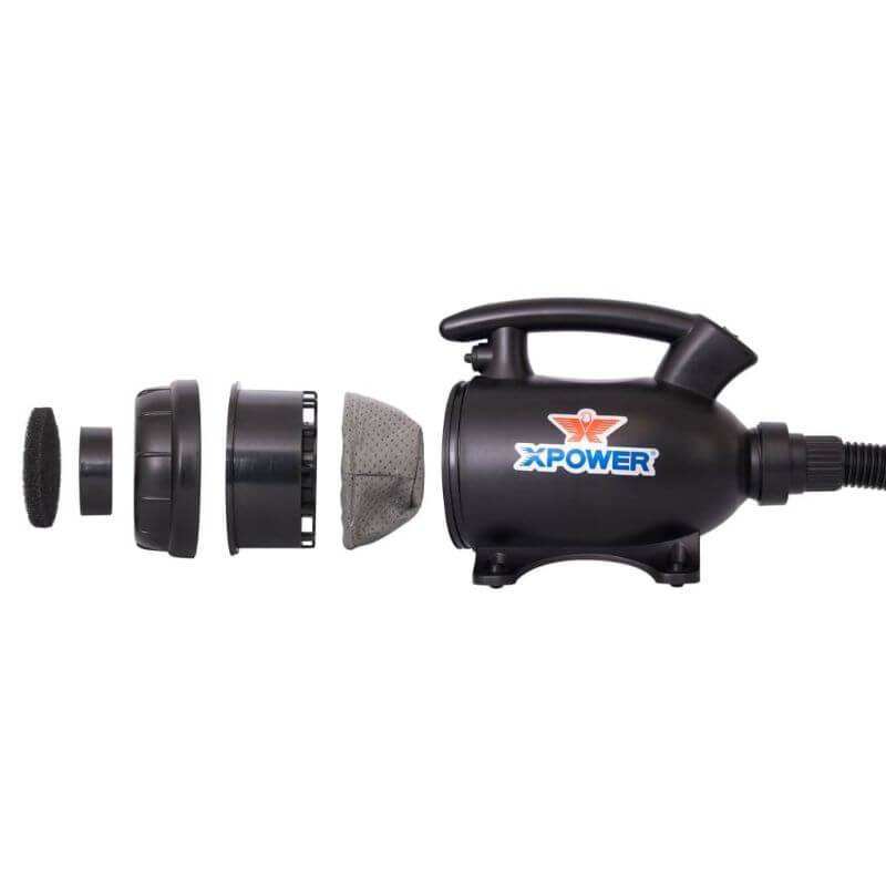 XPOWER A-5 Multi-Use Powered Air Duster - Filters Open