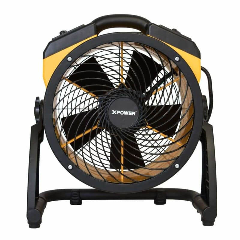XPOWER FC-100 Multipurpose 11” Pro Air Circulator Utility Fan - Front View