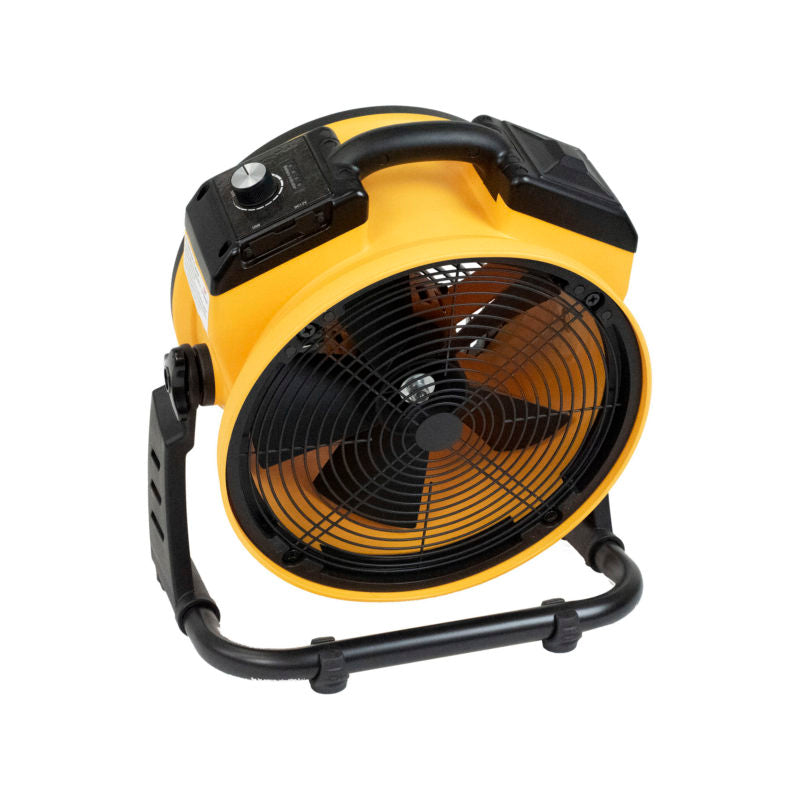 XPOWER FC-125B Rechargeable Cordless Outdoor Fan - Back View