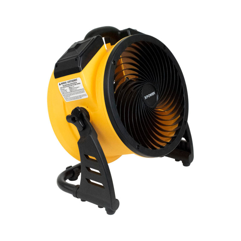 XPOWER FC-125B Rechargeable Cordless Outdoor Fan - Main Image