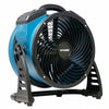XPOWER FC-250AD Pro 13” Brushless DC Motor Air Circulator Utility Fan with Power Outlets - Left Front Angle