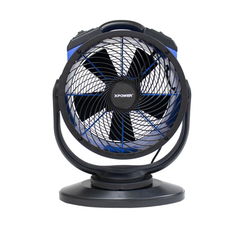 XPOWER FC-300A Multipurpose 14” Pro Air Circulator Utility Fan with Daisy Chain - Front View