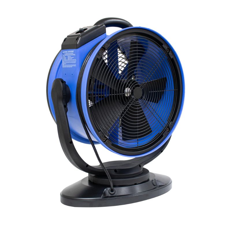 XPOWER FC-300S Multipurpose 14” Pro Air Circulator Utility Fan with Oscillating Feature - Back Right Angle