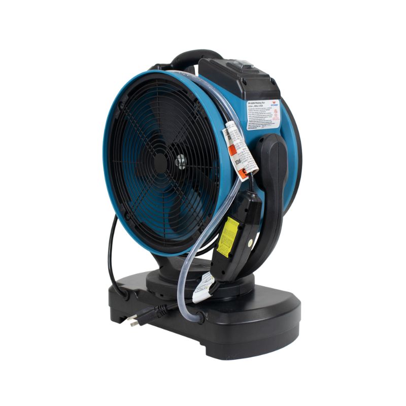 XPOWER FM-88W Multi-purpose Oscillating Misting Fan with Built-In Water Pump - Right Back Angle