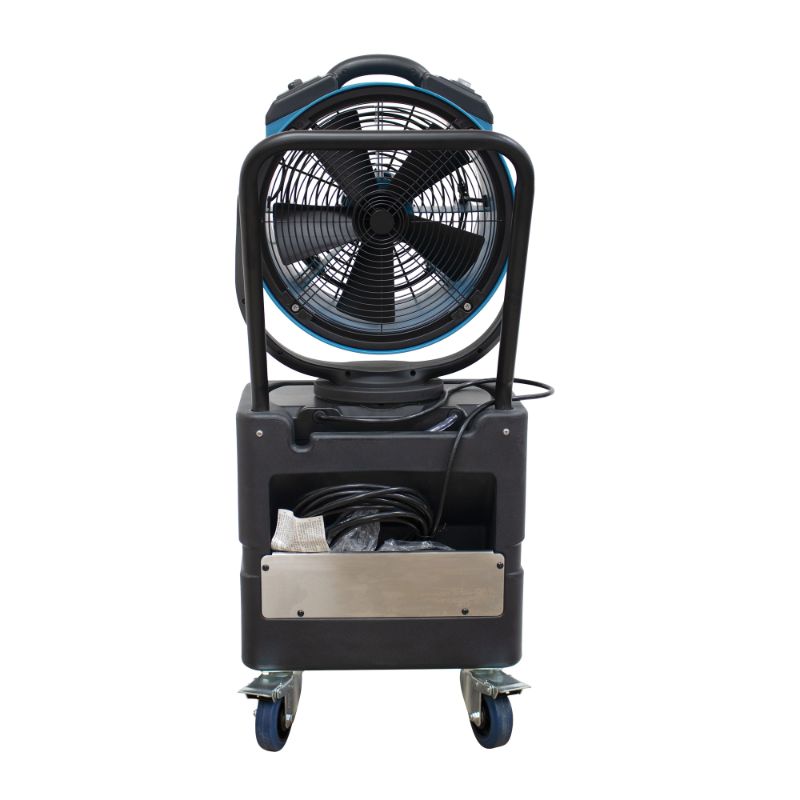 XPOWER FM-88WK Multi-purpose Oscillating Misting Fan with Built-In Water Pump - Back View