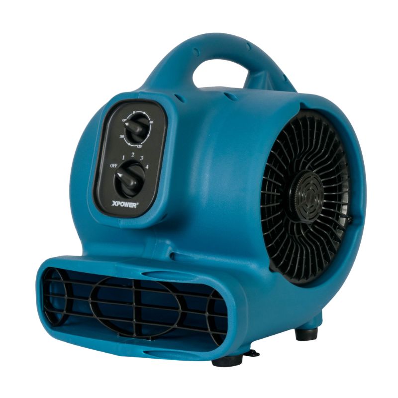 XPOWER Freshen Aire P-260AT 1/5 HP 4 Speed Scented Air Mover with Daisy Chain - Right View