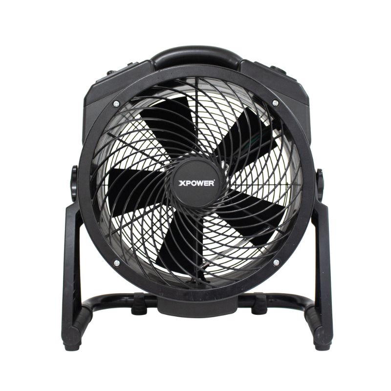 XPOWER M-27 Axial Air Mover with Ozone Generator - Front View