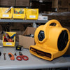 XPOWER P-130A Compact Air Mover with Daisy Chain - Warehouse Usage