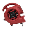 XPOWER P-230AT 1/4 HP Mini Air Mover - Red 20 Degrees Scaled