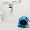 XPOWER P-230AT 1/4 HP Mini Air Mover - Blue Bathroom Usage