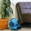 Load image into Gallery viewer, XPOWER P-230AT 1/4 HP Mini Air Mover - Blue Living Room Usage