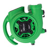 Load image into Gallery viewer, XPOWER P-230AT 1/4 HP Mini Air Mover - Green 90 Degrees