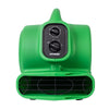 XPOWER P-230AT 1/4 HP Mini Air Mover - Green Front View