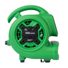 Load image into Gallery viewer, XPOWER P-230AT 1/4 HP Mini Air Mover - Green Left Side View