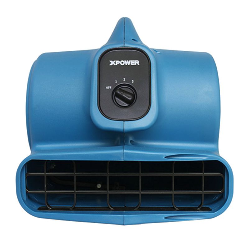 XPOWER P-400 1/4 HP 1600 CFM 3 Speed Air Mover - Front View