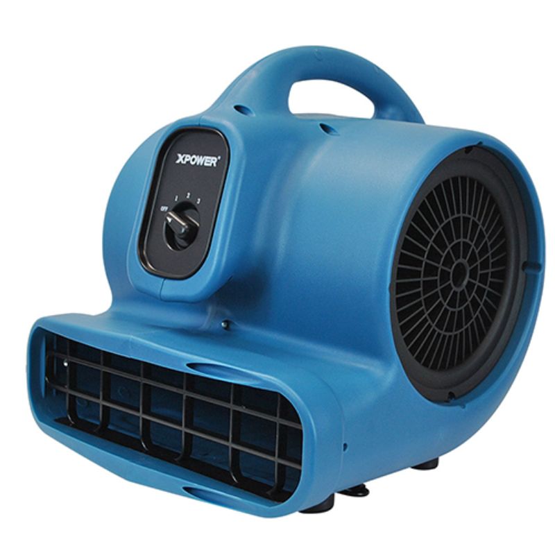 XPOWER P-400 1/4 HP 1600 CFM 3 Speed Air Mover - Right Side