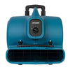 Load image into Gallery viewer, XPOWER P-630HC 1/2 HP Air Mover w/ Telescopic Handle &amp; Wheels &amp; Carpet Clamp - Front View