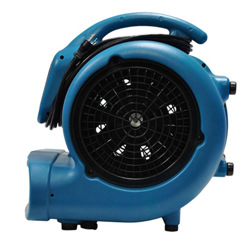 XPOWER P-800 3/4 HP Air Mover - Left Side View