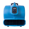 XPOWER P-800H 3/4 HP Air Mover with Telescopic Handle & Wheels - Front View