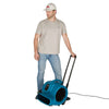 Load image into Gallery viewer, XPOWER P-800H 3/4 HP Air Mover with Telescopic Handle &amp; Wheels - Stretched Out Telescopic Handle