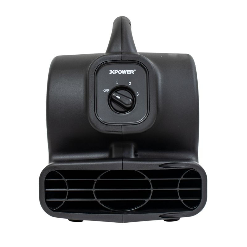 XPOWER P-80A Mighty Air Mover - Front View Black
