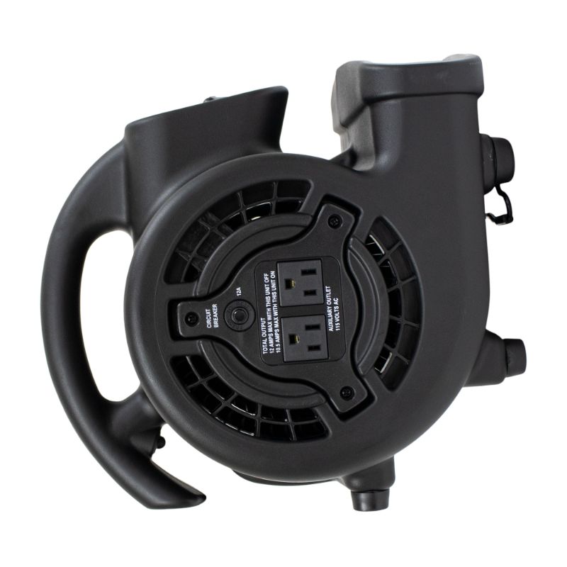 XPOWER P-80A Mighty Air Mover - 90 Degrees Black
