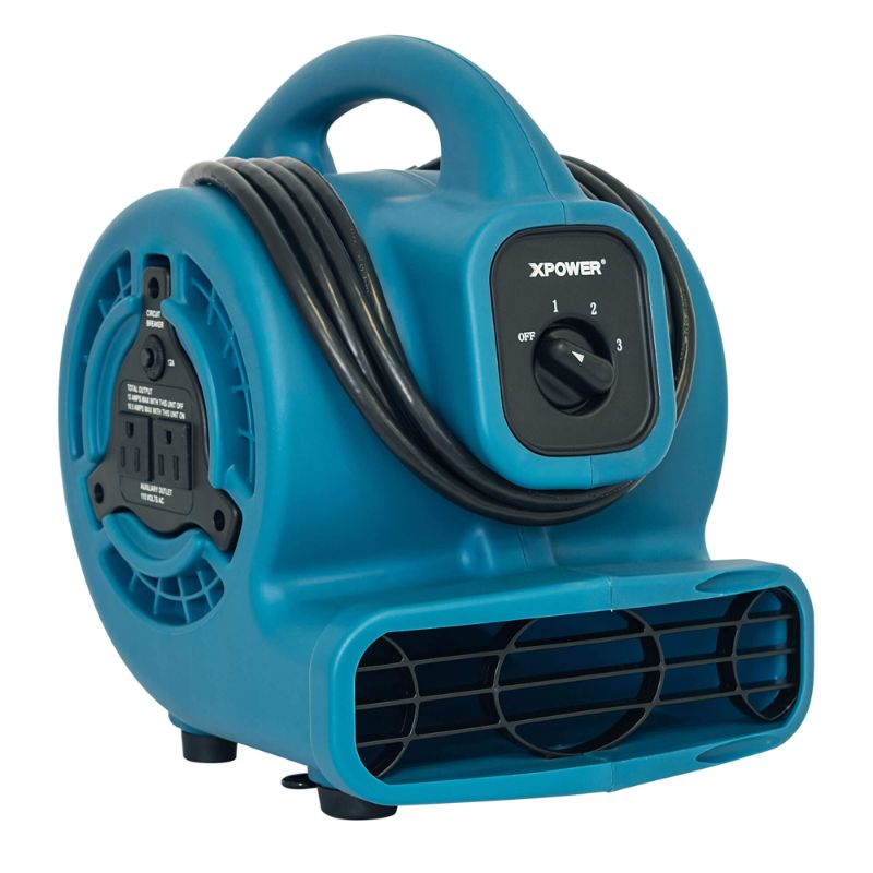XPOWER P-80A Mighty Air Mover - Left Wrap Around Cord