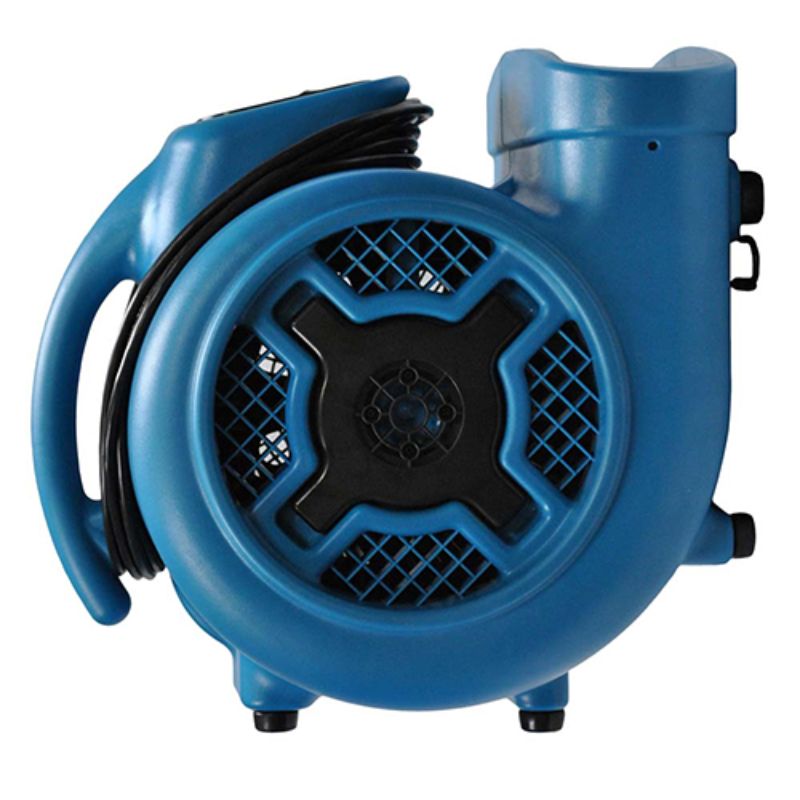 XPOWER P-830 1 HP Air Mover 90 degree position
