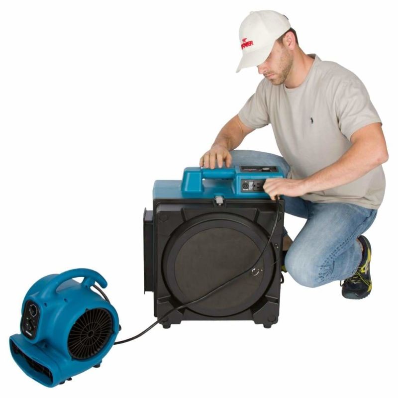 XPOWER X-3400A Professional & Industrial 3-Stage HEPA Air Scrubber - Installation