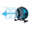 XPOWER X-34AR Professional Sealed Motor Axial Fan (1/4 HP) - Airflow Blue