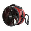 XPOWER X-39AR Professional Sealed Motor Axial Fan (1/4 HP) - Red Left Main View Rack Back