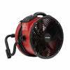 XPOWER X-39AR Professional Sealed Motor Axial Fan (1/4 HP) - Red Right Main View Rack Back