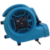 XPOWER X-400A 1/4 HP Industrial Air Mover with Daisy Chain - 20 Degree Angle