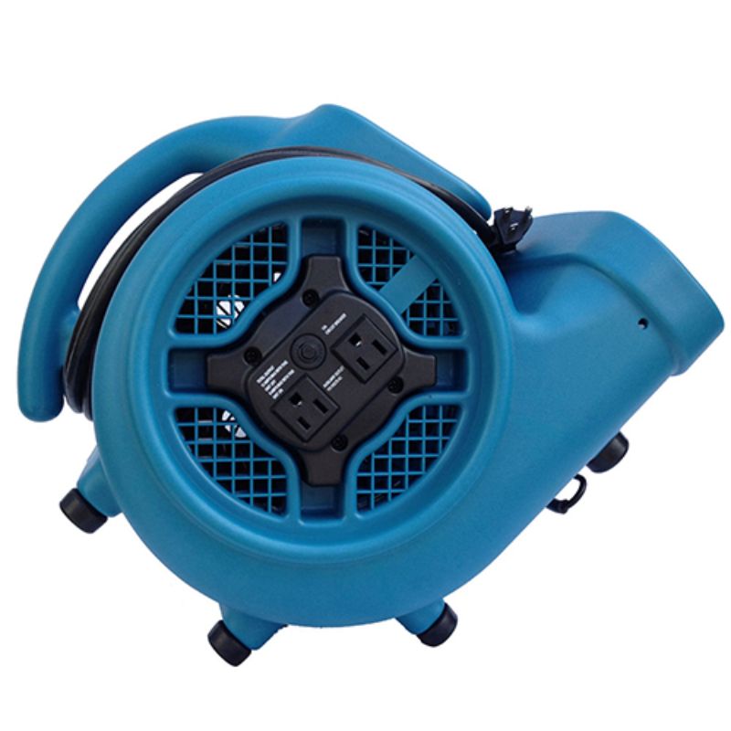XPOWER X-400A 1/4 HP Industrial Air Mover with Daisy Chain - 45 Degree Angle