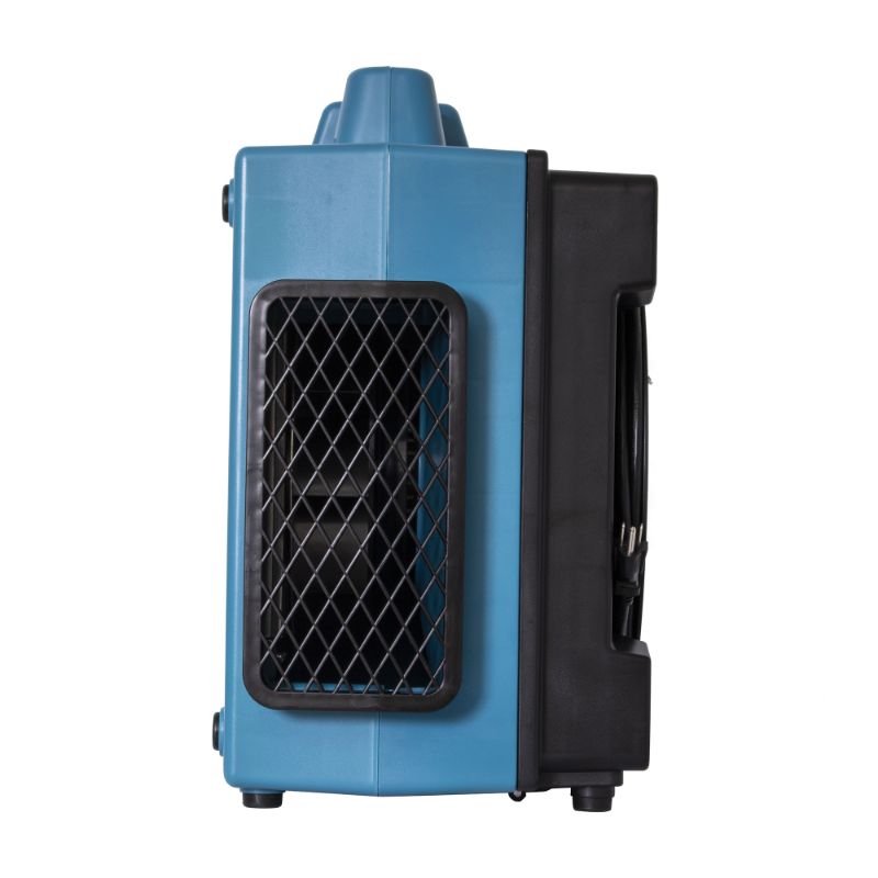 XPOWER X-4700A Professional 3-Stage HEPA Air Scrubber - Left Side