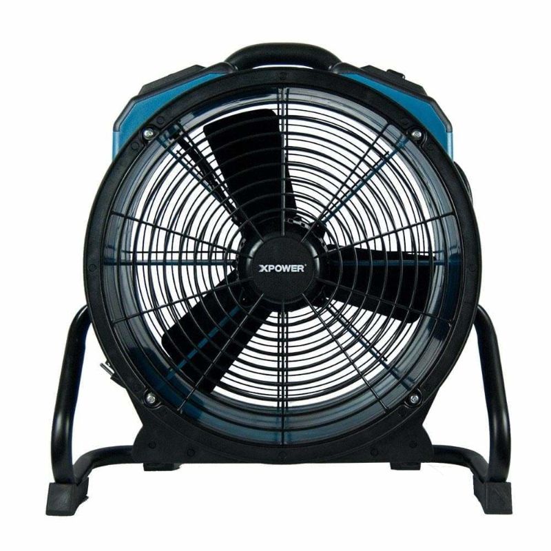 XPOWER X-47ATR Professional Sealed Motor Axial Fan (1/3 HP) - Front View