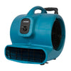 XPOWER X-830H 1 HP Air Mover w/ Telescopic Handle & Wheels - Right View