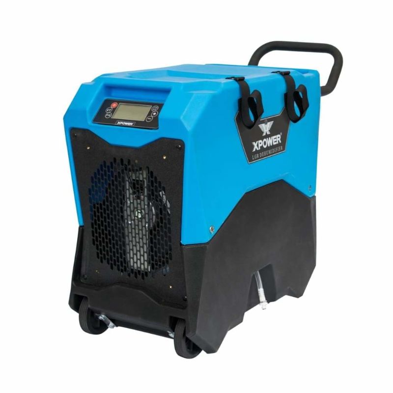 XPOWER XD-85L2 85 PPD Commercial LGR Dehumidifier with Automatic Purge Pump - Front Control Panel