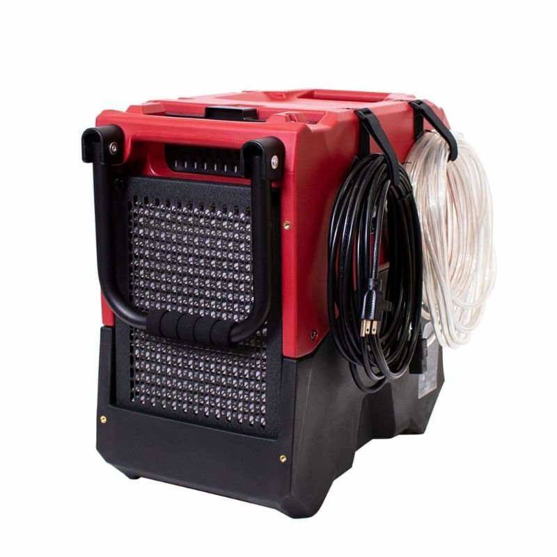 XPOWER XD-85L2 85 PPD Commercial LGR Dehumidifier with Automatic Purge Pump - Red Back Pump Power Cord