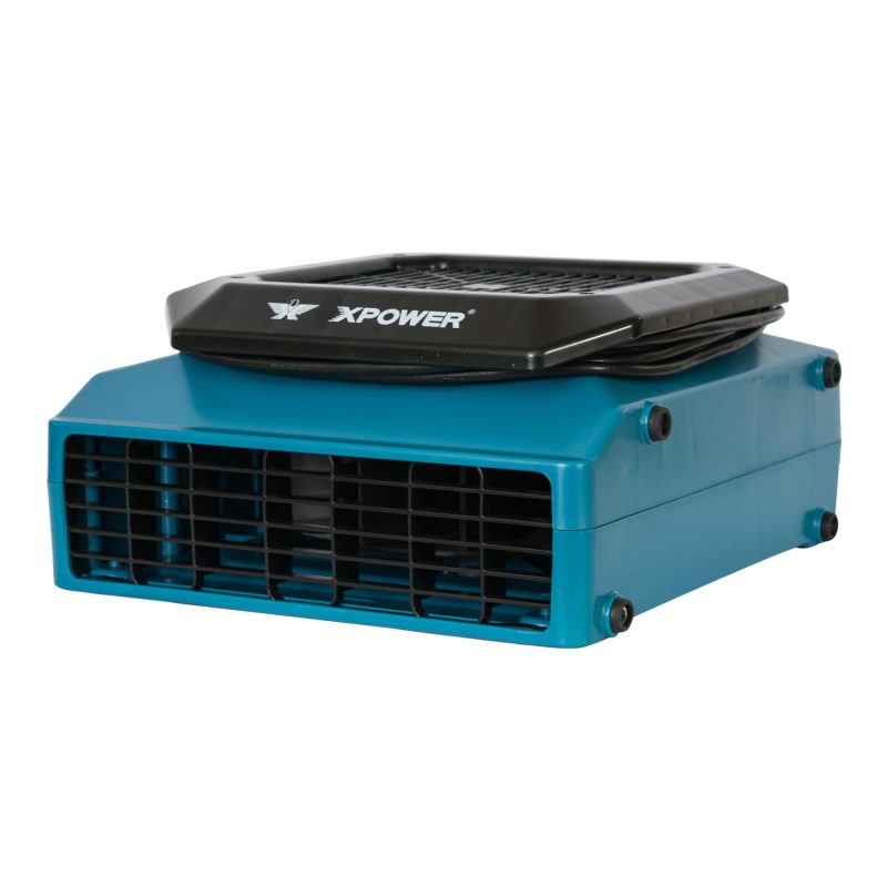 XPOWER XL-730A Professional Low Profile Air Mover (1/3 HP) - Right View